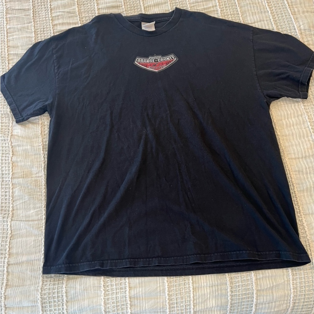 Vintage Orange County Choppers Tee Men’s 2XL Black Tennessee River Tag - Picture 2 of 6